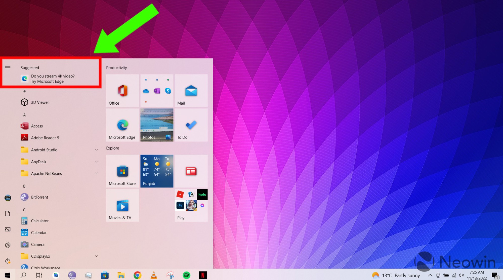 Windows 11 cũng chứa những quảng cáo sản phẩm của Microsoft.jpg Windows 11 cũng chứa những quảng cáo sản phẩm của Microsoft.jpg