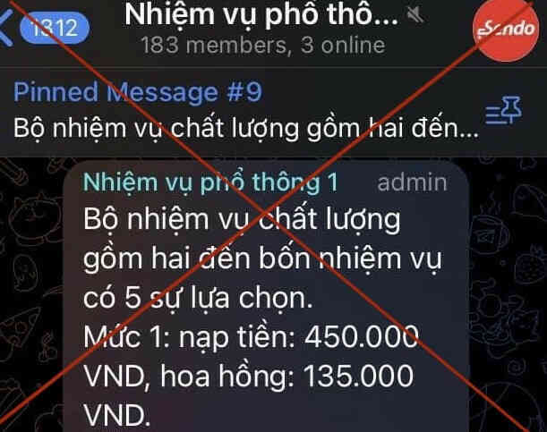 Giả mạo công ty Sen Đỏ để lừa đảo "việc nhẹ lương cao"