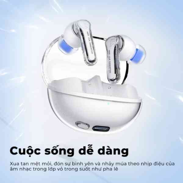 Trình làng Soundpeats Clear: thiết kế trong suốt, công nghệ hiện đại, pin dùng 40 giờ - Ảnh 2. Trình làng Soundpeats Clear: thiết kế trong suốt, công nghệ hiện đại, pin dùng 40 giờ - Ảnh 2.