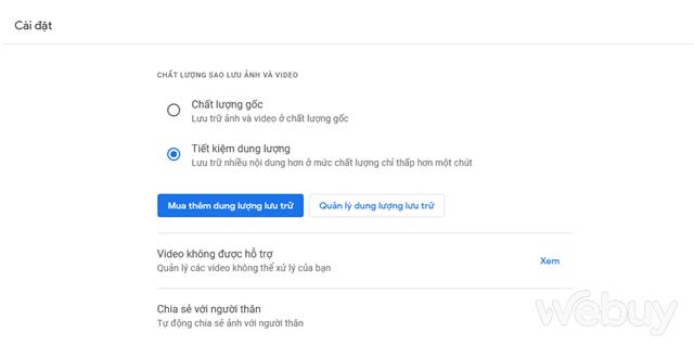 Những giải pháp giúp giải phóng không gian lưu trữ cho Google Photos- Ảnh 3. Những giải pháp giúp giải phóng không gian lưu trữ cho Google Photos- Ảnh 3.