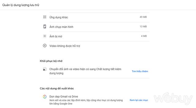 Những giải pháp giúp giải phóng không gian lưu trữ cho Google Photos- Ảnh 4. Những giải pháp giúp giải phóng không gian lưu trữ cho Google Photos- Ảnh 4.