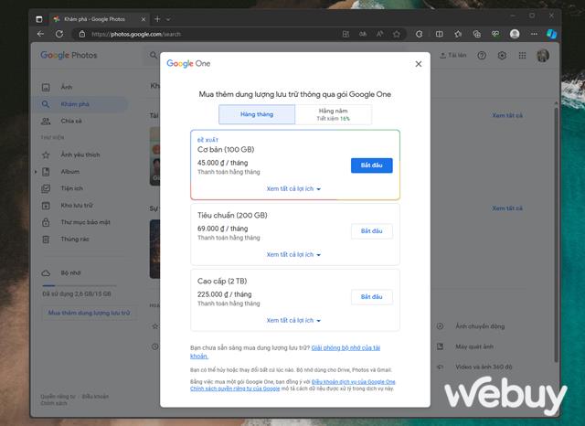 Những giải pháp giúp giải phóng không gian lưu trữ cho Google Photos- Ảnh 10. Những giải pháp giúp giải phóng không gian lưu trữ cho Google Photos- Ảnh 10.