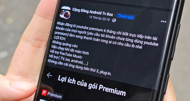 Nhiều người dùng Internet "sập bẫy" chiêu lừa đảo mua YouTube Premium với giá 9K - Ảnh 2. Nhiều người dùng Internet "sập bẫy" chiêu lừa đảo mua YouTube Premium với giá 9K - Ảnh 2.