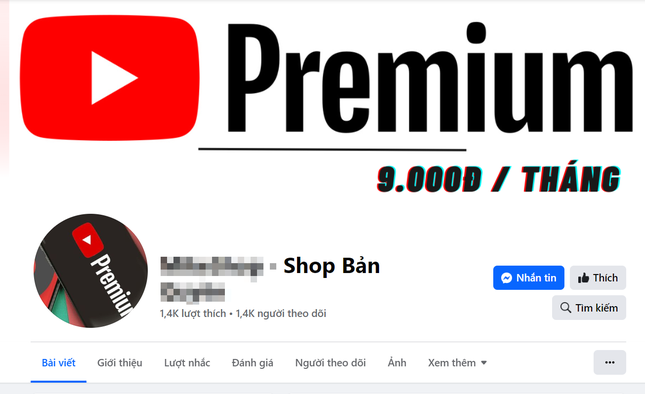 Nhiều người dùng Internet "sập bẫy" chiêu lừa đảo mua YouTube Premium với giá 9K - Ảnh 3. Nhiều người dùng Internet "sập bẫy" chiêu lừa đảo mua YouTube Premium với giá 9K - Ảnh 3.