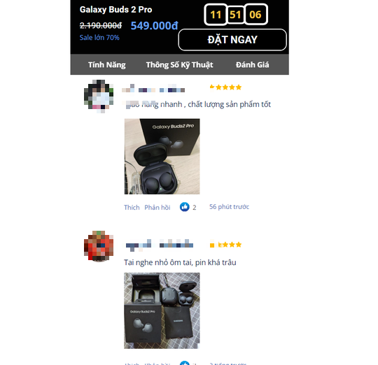 Tràn ngập fanpage giả mạo rao bán tai nghe Samsung, Marshall giảm giá tới 70% - Ảnh 3. Tràn ngập fanpage giả mạo rao bán tai nghe Samsung, Marshall giảm giá tới 70% - Ảnh 3.