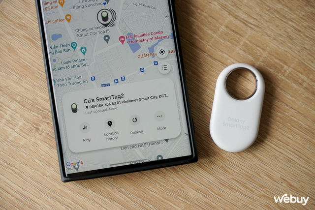 Dùng thử Galaxy SmartTag 2: Nhiều tính năng hay hơn AirTag của Apple nhưng vẫn có 2 điểm trừ này- Ảnh 6. Dùng thử Galaxy SmartTag 2: Nhiều tính năng hay hơn AirTag của Apple nhưng vẫn có 2 điểm trừ này- Ảnh 6.