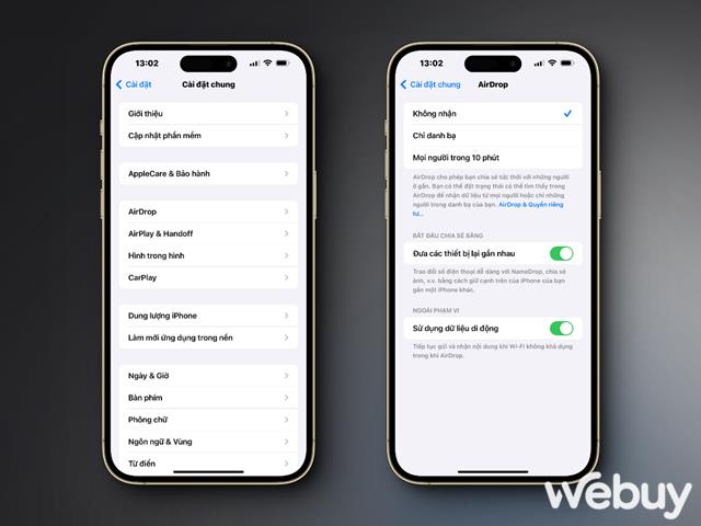 Giải pháp khắc phục tình trạng AirDrop trên iPhone không hoạt động- Ảnh 6. Giải pháp khắc phục tình trạng AirDrop trên iPhone không hoạt động- Ảnh 6.
