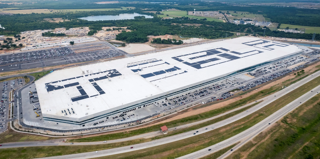 Siêu nhà máy của Tesla tại bang Texas là một trong những nhà máy lắp ráp ô tô lớn nhất thế giới (Ảnh: Tesla).