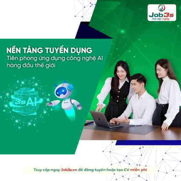 Job3s.vn ra mắt tính năng cực mới về công nghệ AI hỗ trợ tuyển dụng hàng đầu thị trường