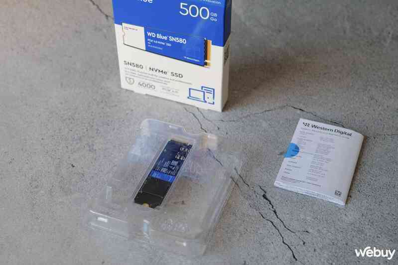 Đánh giá WD Blue SN580: NVMe giá tốt cho nhu cầu cơ bản- Ảnh 3. Đánh giá WD Blue SN580: NVMe giá tốt cho nhu cầu cơ bản- Ảnh 3.