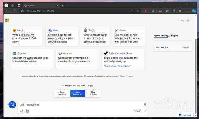 Microsoft Copilot là gì? Cách sử dụng Copilot ngay trên Windows 11- Ảnh 7. Microsoft Copilot là gì? Cách sử dụng Copilot ngay trên Windows 11- Ảnh 7.