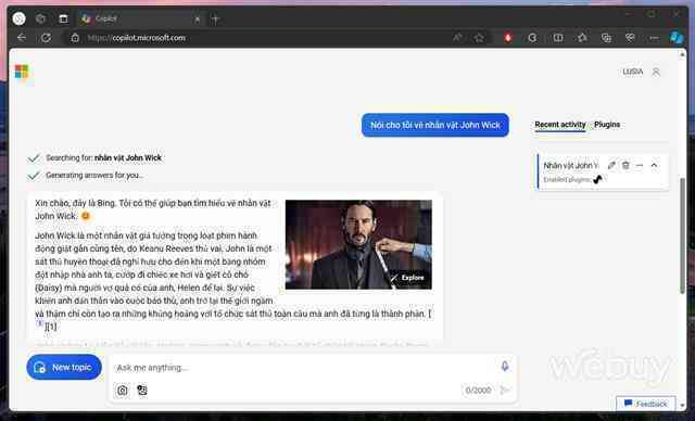 Microsoft Copilot là gì? Cách sử dụng Copilot ngay trên Windows 11- Ảnh 8. Microsoft Copilot là gì? Cách sử dụng Copilot ngay trên Windows 11- Ảnh 8.