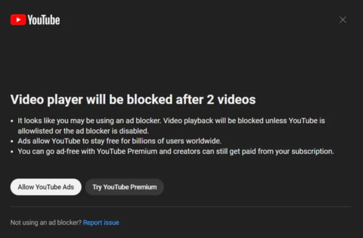 75% người dùng thà bỏ tiền mua chặn quảng cáo Premium còn hơn mua YouTube Premium, Google tung “chiêu mới” để trấn áp- Ảnh 2. 75% người dùng thà bỏ tiền mua chặn quảng cáo Premium còn hơn mua YouTube Premium, Google tung “chiêu mới” để trấn áp- Ảnh 2.