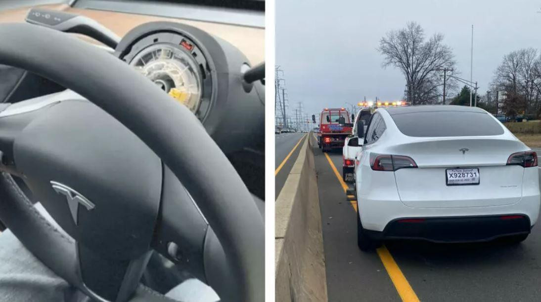 Xe Tesla vừa rời đại lý đã... rơi vô lăng - Ảnh 2. Xe Tesla vừa rời đại lý đã... rơi vô lăng - Ảnh 2.