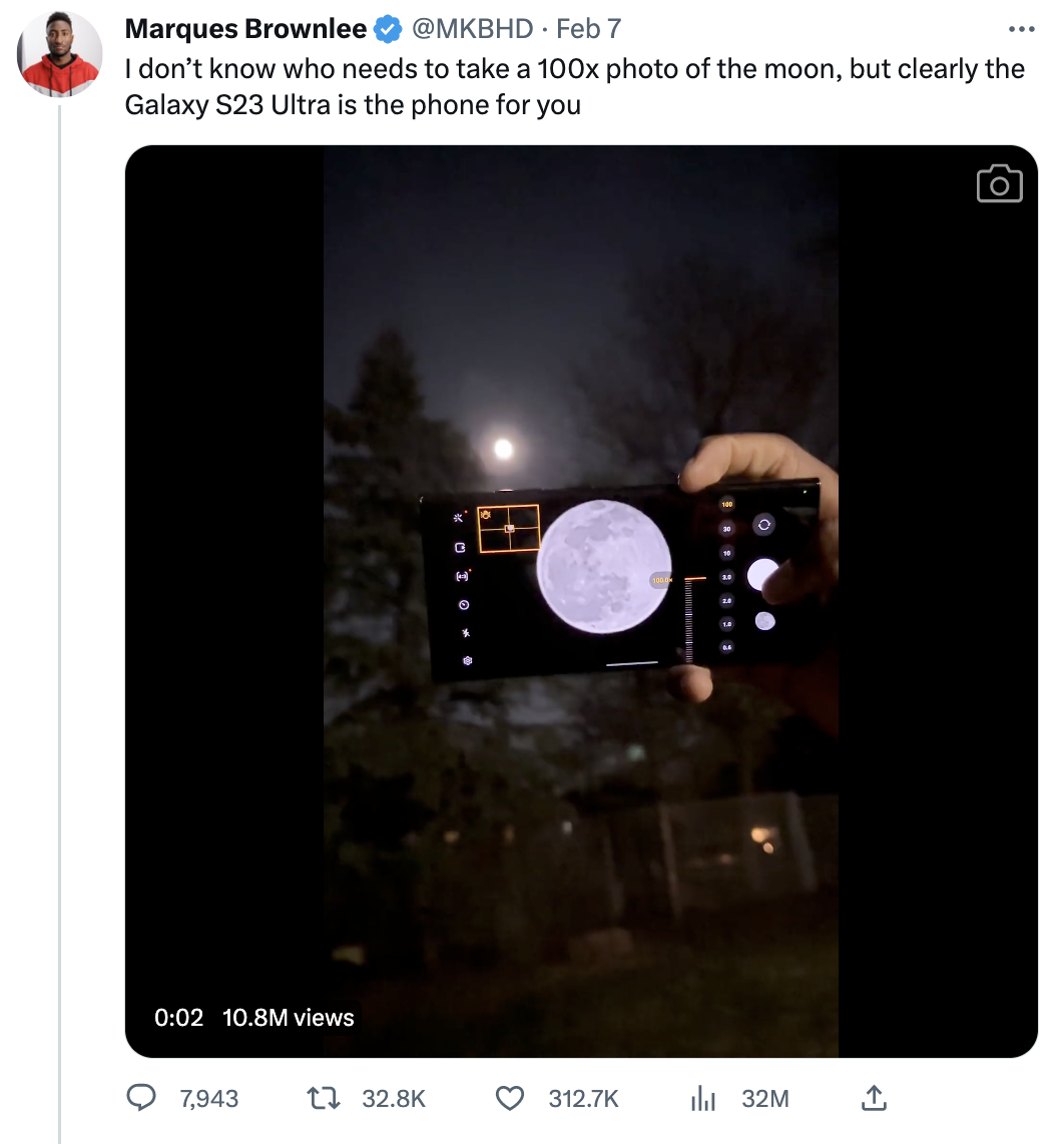 Tỷ phú Elon Musk nhập hội cùng Bill Gates, ấn tượng với khả năng nhiếp ảnh của Galaxy S23 Ultra