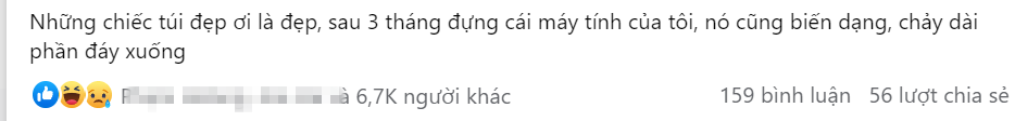 Ám ảnh túi xách bị biến dạng vì đựng laptop nặng và mẹo ngăn ngừa hiệu quả