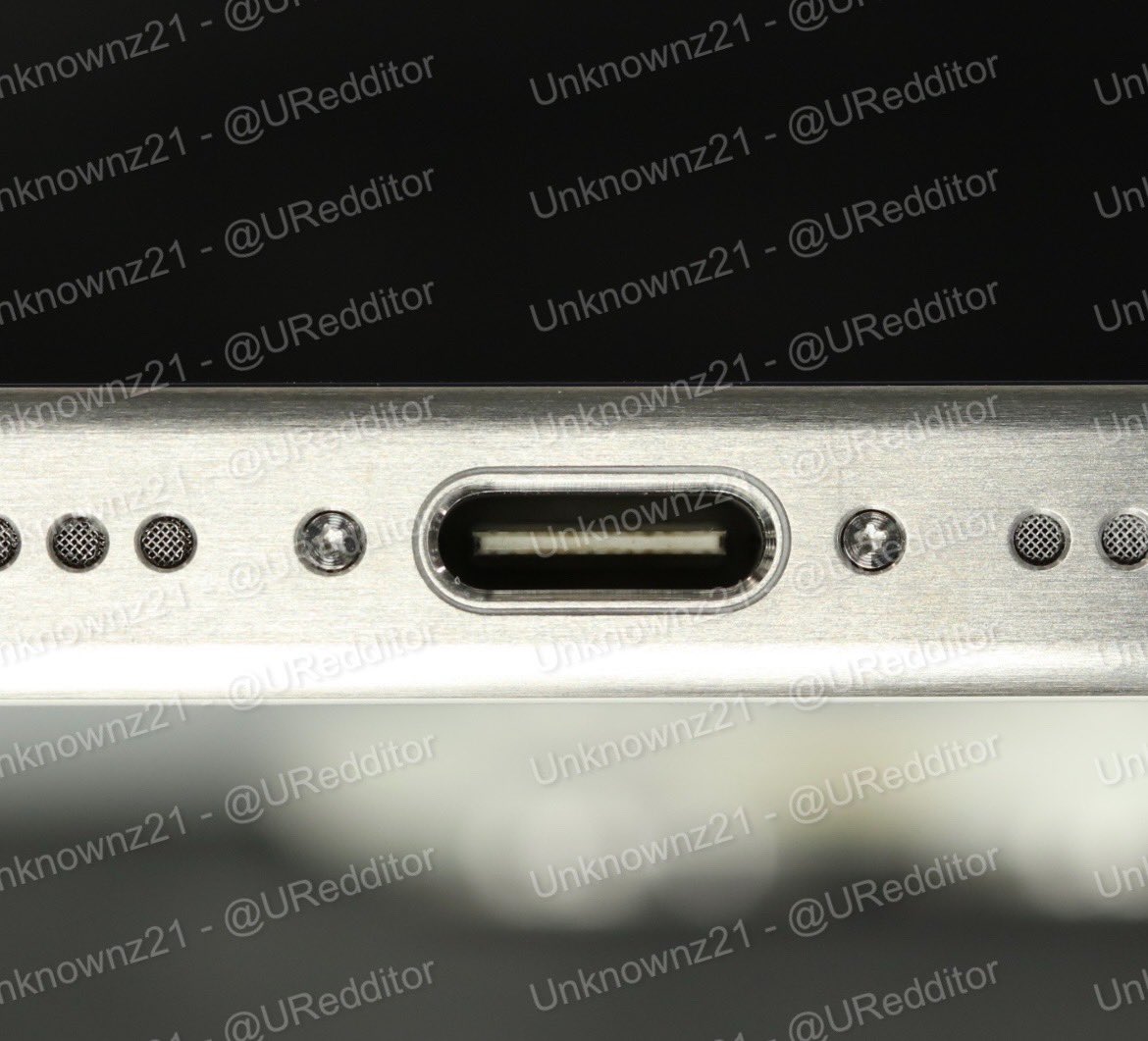 Lộ hình ảnh thực tế của iPhone 15 Pro với cổng USB-C