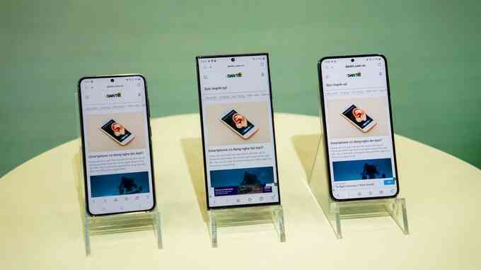 Bộ 3 Galaxy S23 sẽ được trang bị chip Snapdragon 8 Gen 2 được Qualcomm tùy biến riêng (Ảnh: Thế Anh).