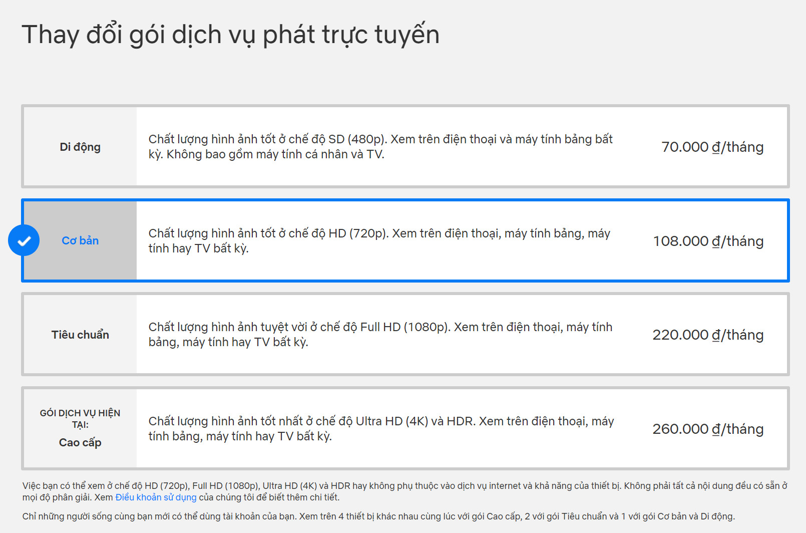 Netflix giảm giá gói thuê bao cơ bản tại Việt Nam - Ảnh 3. Netflix giảm giá gói thuê bao cơ bản tại Việt Nam - Ảnh 3.