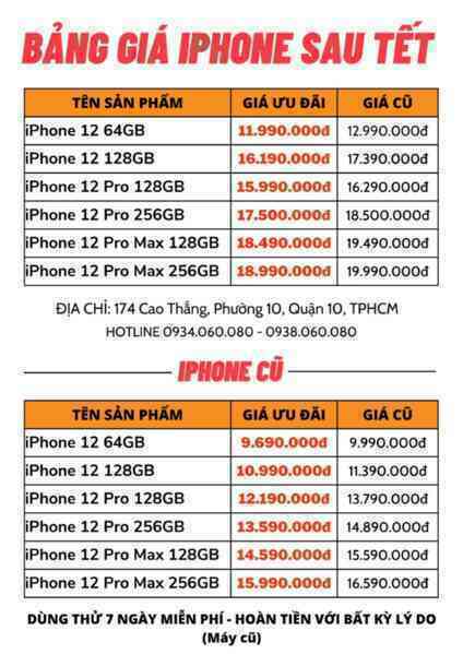 Bảng giá iPhone sau Tết: iPhone 11 Pro Max còn 9,2 triệu, 12 Pro Max còn 14,5 triệu - Ảnh 3.