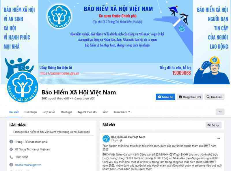 Cảnh báo giả mạo FanPage, Facebook của BHXH Việt Nam nhằm lừa đảo, chiếm đoạt tài sản - Ảnh 2. Cảnh báo giả mạo FanPage, Facebook của BHXH Việt Nam nhằm lừa đảo, chiếm đoạt tài sản - Ảnh 2.