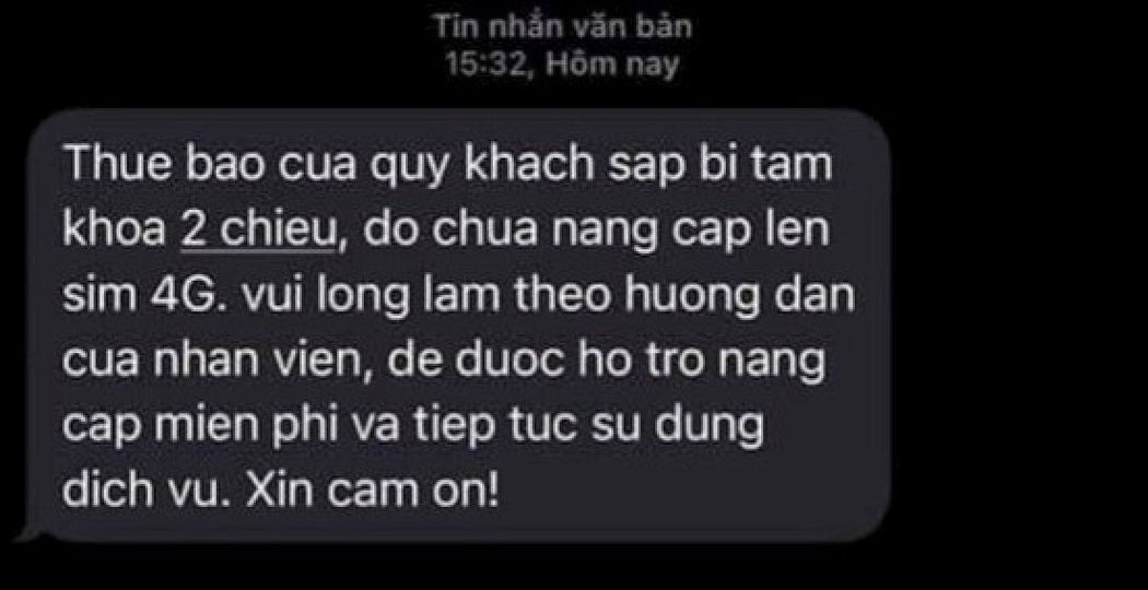 Cảnh báo lừa đảo "khoá thuê bao" có thể tái xuất