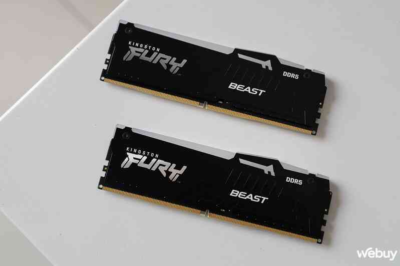 Đánh giá nhanh RAM Kingston Fury Beast RGB 5200MHz DDR5: Thiết kế và hiệu năng đều "vừa đủ xài" - Ảnh 2. Đánh giá nhanh RAM Kingston Fury Beast RGB 5200MHz DDR5: Thiết kế và hiệu năng đều "vừa đủ xài" - Ảnh 2.