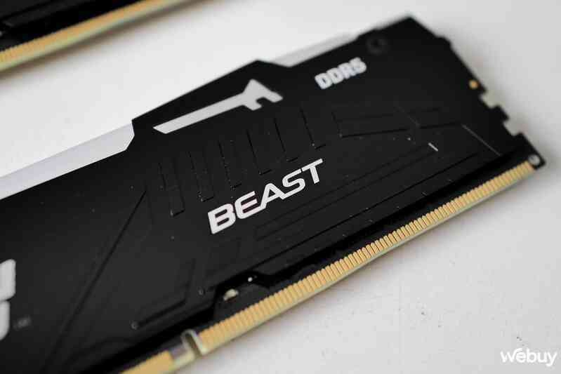 Đánh giá nhanh RAM Kingston Fury Beast RGB 5200MHz DDR5: Thiết kế và hiệu năng đều 