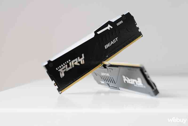 Đánh giá nhanh RAM Kingston Fury Beast RGB 5200MHz DDR5: Thiết kế và hiệu năng đều