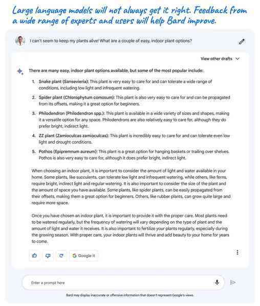 Google công bố chatbot AI Bard, nỗ lực tái khẳng định vị thế của mình trong lĩnh vực công cụ tìm kiếm - Ảnh 2. Google công bố chatbot AI Bard, nỗ lực tái khẳng định vị thế của mình trong lĩnh vực công cụ tìm kiếm - Ảnh 2.