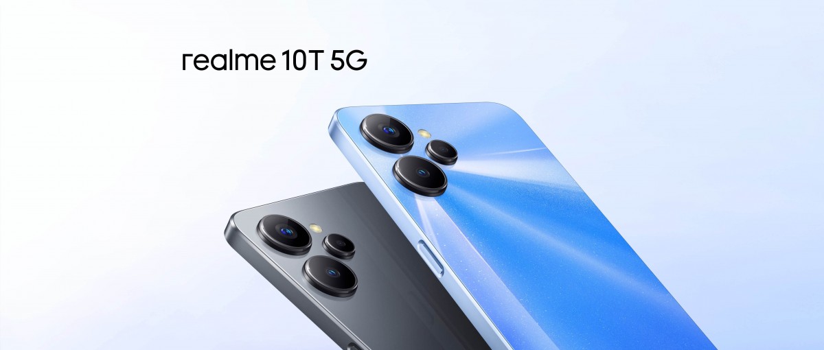 Ra mắt realme 10T 5G: Thiết kế đẹp, camera 50MP, Dimensity 810, giá dưới 5 triệu