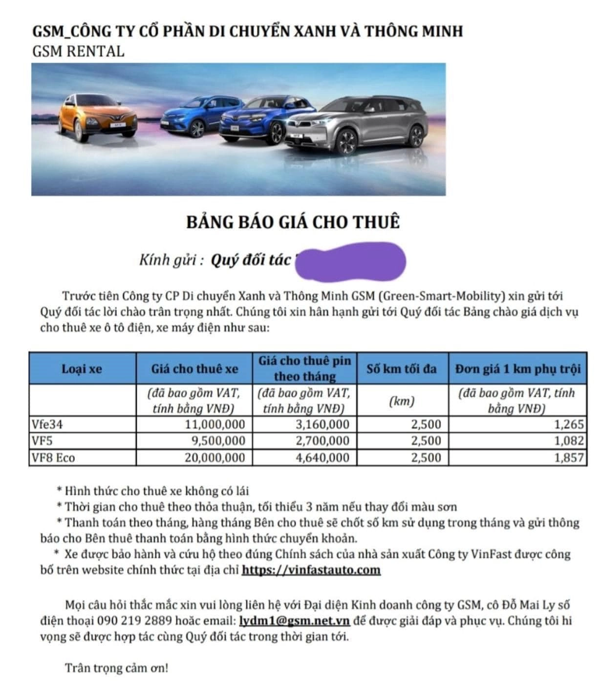 Thuê 500 chiếc xe điện VinFast chạy taxi, &quot;vị khách sộp&quot; của GSM phải chi hết bao nhiêu tiền? - Ảnh 2.