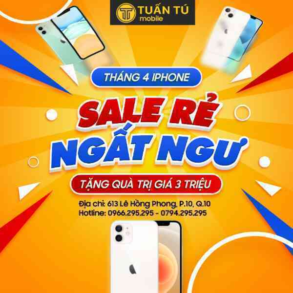 iPhone Sale Sốc: iPhone 11 Pro Max, 12 Pro Max giảm 2 triệu tại Tuấn Tú Mobile - Ảnh 1. iPhone Sale Sốc: iPhone 11 Pro Max, 12 Pro Max giảm 2 triệu tại Tuấn Tú Mobile - Ảnh 1.