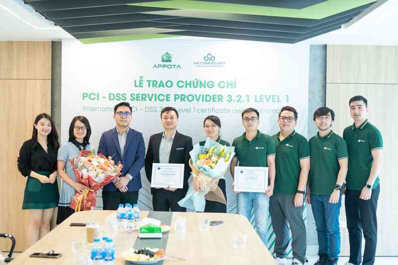 CMC Cyber Security trao chứng chỉ bảo mật PCI DSS cho Appota
