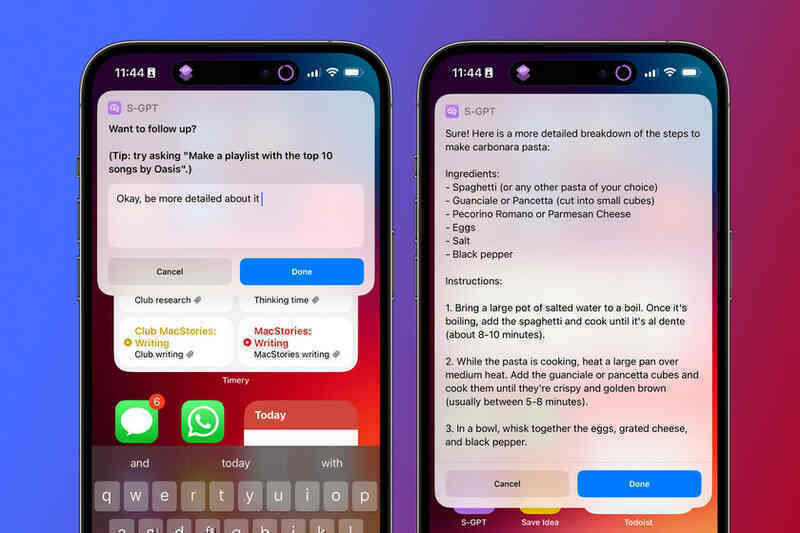 Xuất hiện phím tắt đưa ChatGPT lên iPhone và MacBook