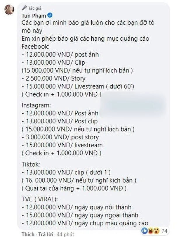 "Hot TikToker" Tun Phạm có thể kiếm bao nhiêu tiền từ YouTube và TikTok?