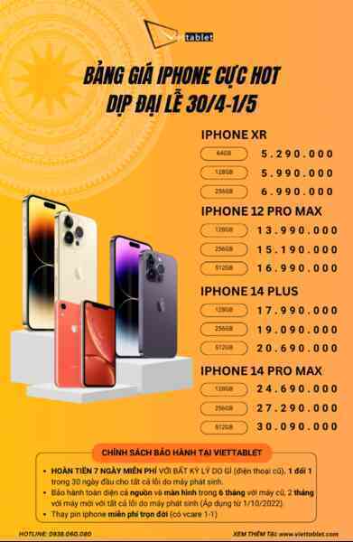 iPhone 12 Pro Max, 14 Plus, iPad Pro M1 hút hàng dịp cận lễ 30/4 - Ảnh 2.