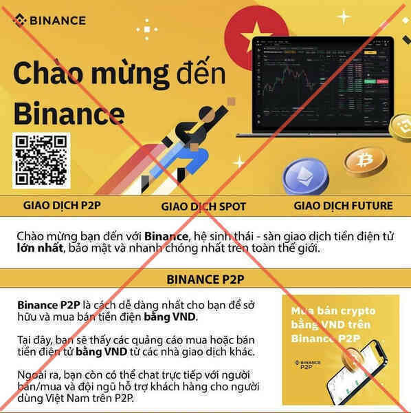 Chợ tiền mã hoá bất hợp pháp và “đánh bạc” trên Binance