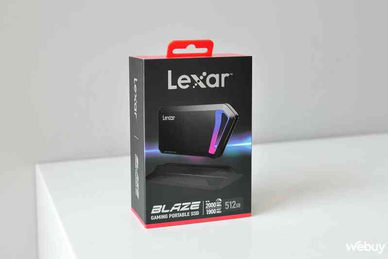 Đánh giá nhanh SSD Lexar Blaze SL660 512GB: Khi ổ SSD di động cũng có phiên bản dành cho game thủ