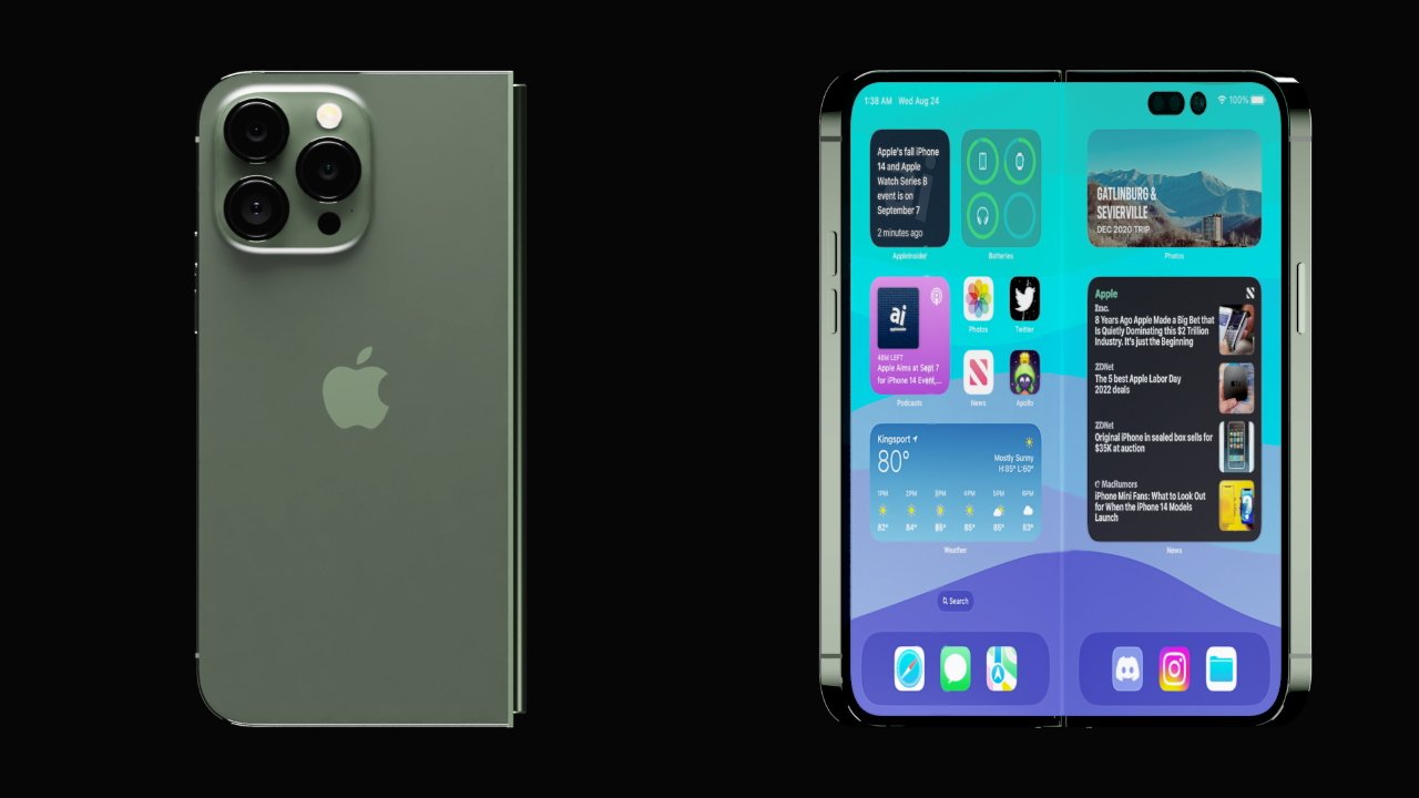 iPhone gập đầu tiên của Apple có gì đặc biệt, giá đắt cỡ nào? - Ảnh 5. iPhone gập đầu tiên của Apple có gì đặc biệt, giá đắt cỡ nào? - Ảnh 5.