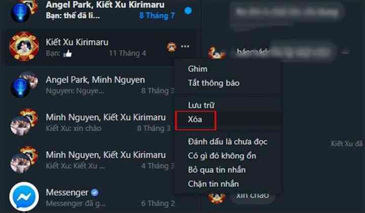 Cách xóa nhiều tin nhắn trên Messenger - Ảnh 2.