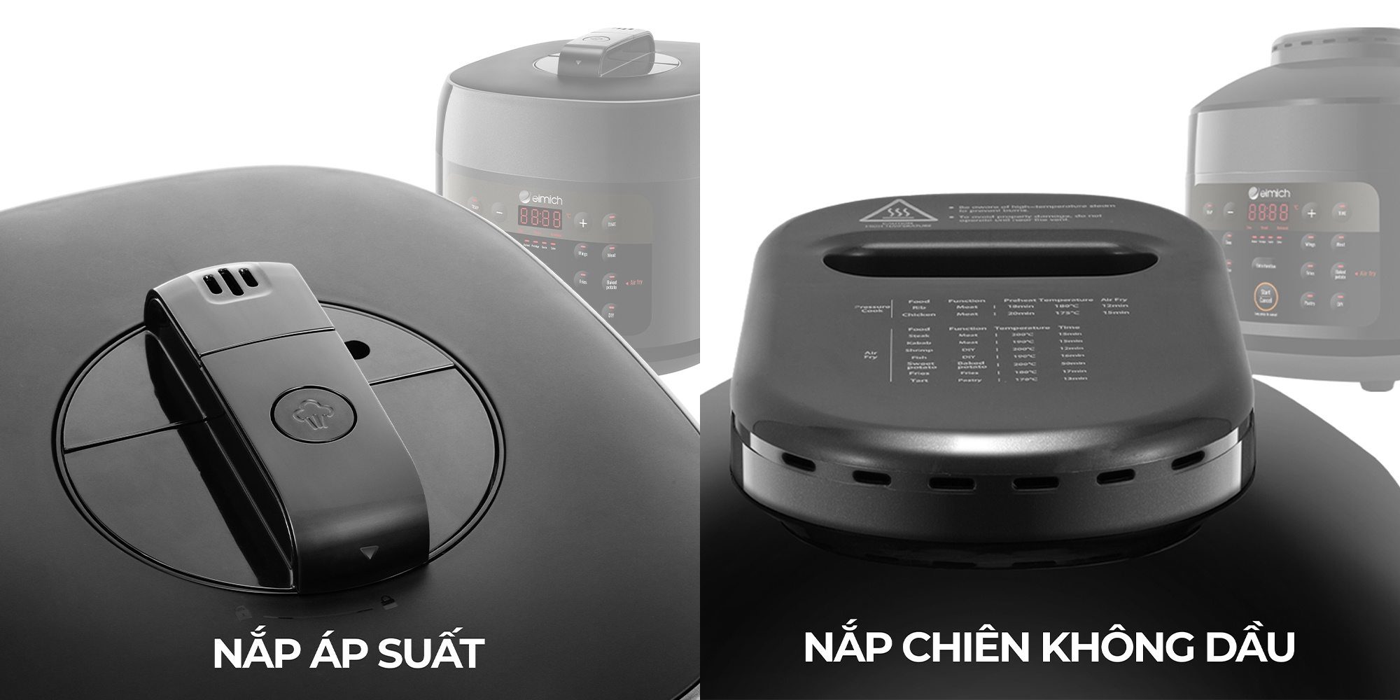 Nồi áp suất giờ tích hợp cả nồi chiên không dầu, đa năng lại cực hợp cho nhà chật - Ảnh 2. Nồi áp suất giờ tích hợp cả nồi chiên không dầu, đa năng lại cực hợp cho nhà chật - Ảnh 2.