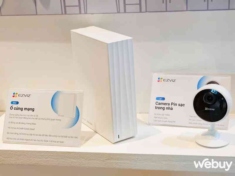 EZVIZ ra mắt loạt sản phẩm mới: Camera giám sát tích hợp 4G, Robot hút bụi tự động, cây lau nhà thông minh cùng nhiều thiết bị quản lý Smarthome khác