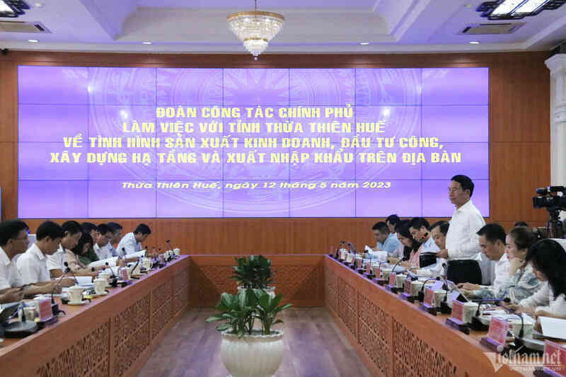 Bộ trưởng Bộ TT&TT cùng đoàn công tác Chính phủ làm việc với Thừa Thiên - Huế
