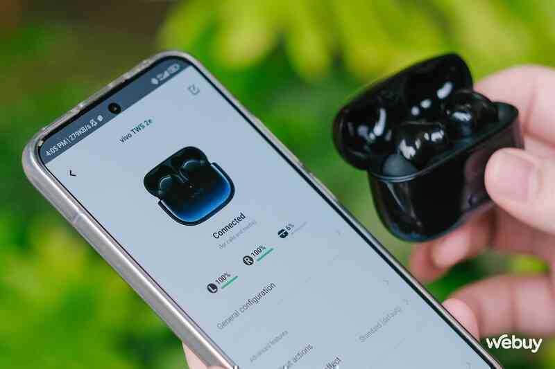 vivo TWS 2e: Tai nghe không dây giá dưới 1 triệu, chất âm khá, có chế độ chơi game, pin sạc một lần nghe 7,6 giờ liên tục - Ảnh 11. vivo TWS 2e: Tai nghe không dây giá dưới 1 triệu, chất âm khá, có chế độ chơi game, pin sạc một lần nghe 7,6 giờ liên tục - Ảnh 11.