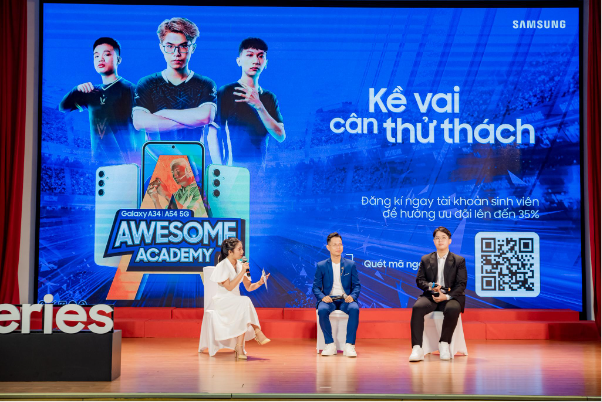 Nhà vô địch thế giới Liên Quân Mobile AIC 2022 xuất hiện tại Awesome Academy - Ảnh 4. Nhà vô địch thế giới Liên Quân Mobile AIC 2022 xuất hiện tại Awesome Academy - Ảnh 4.