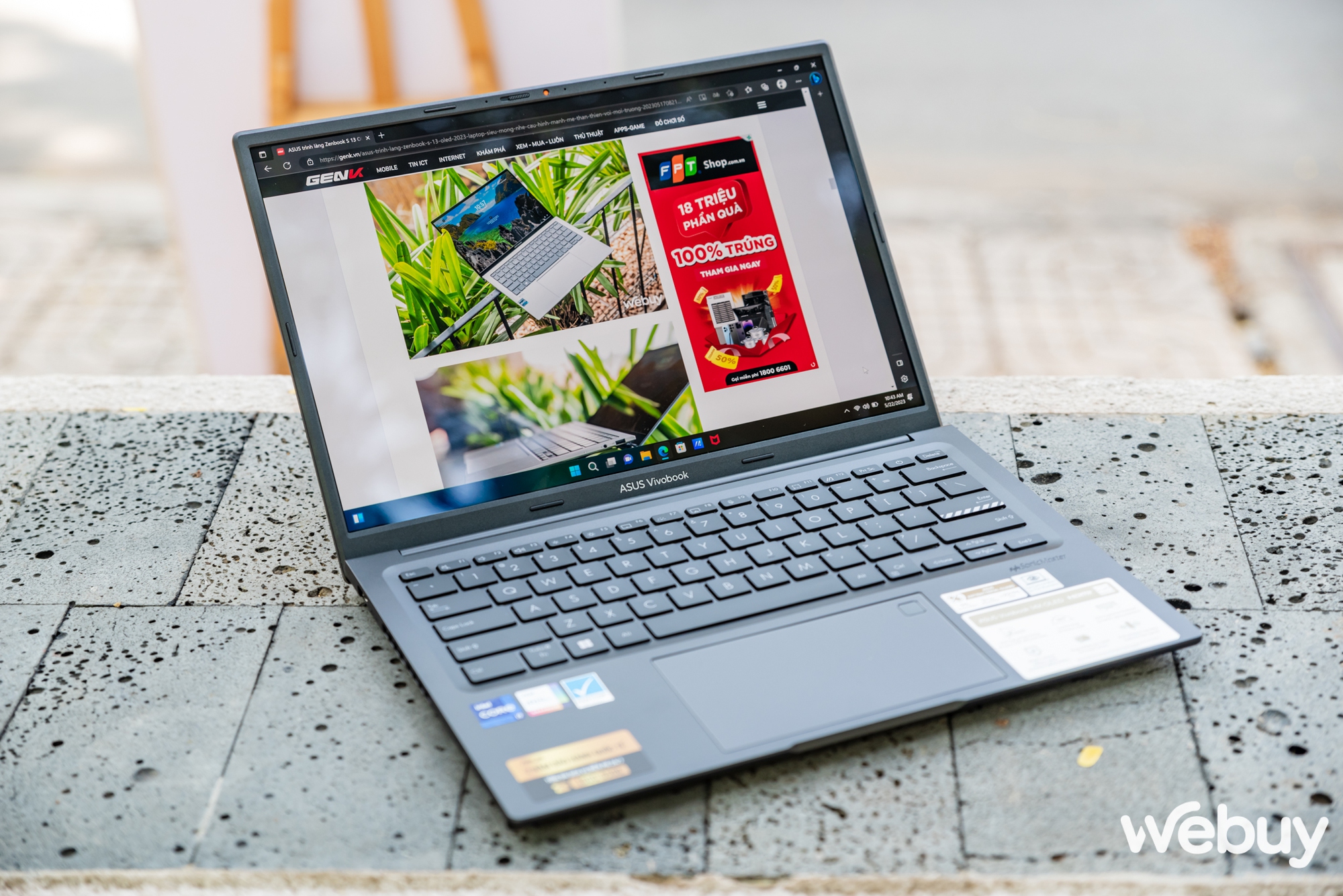 Trên tay ASUS Vivobook 14X OLED 2023: Thiết kế giữ nét tối giản, màn hình đẹp, thêm nhiều tùy chọn cấu hình - Ảnh 13. Trên tay ASUS Vivobook 14X OLED 2023: Thiết kế giữ nét tối giản, màn hình đẹp, thêm nhiều tùy chọn cấu hình - Ảnh 13.