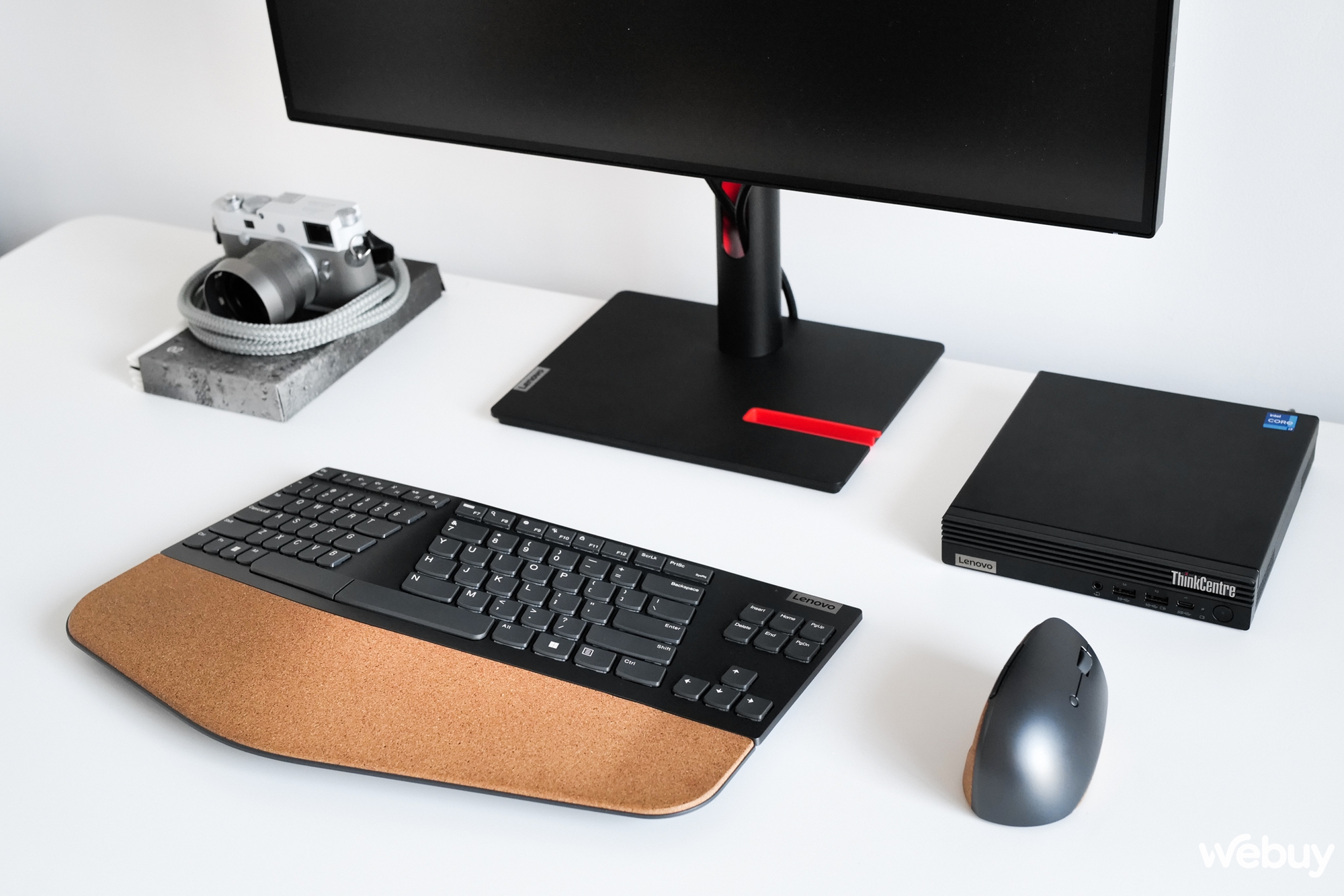 Trên tay bộ đôi chuột và phím công thái học Lenovo Go