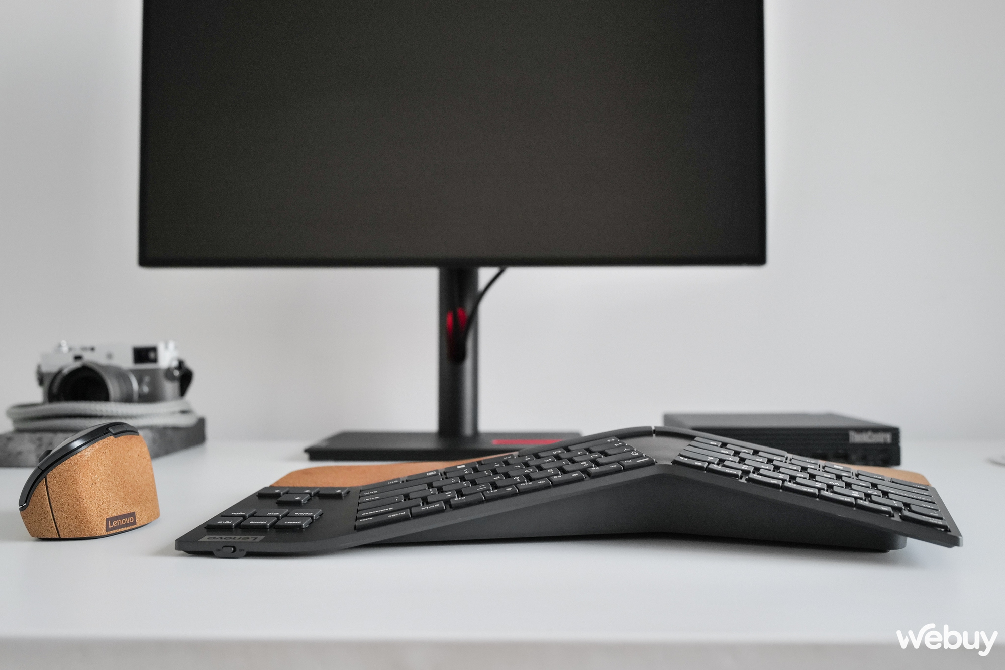 Trên tay bộ đôi chuột và phím công thái học Lenovo Go - Ảnh 4. Trên tay bộ đôi chuột và phím công thái học Lenovo Go - Ảnh 4.