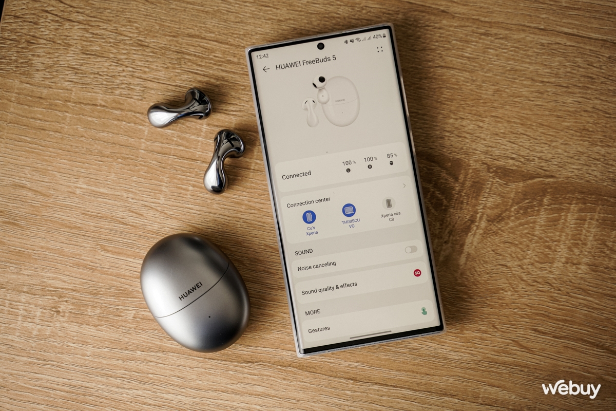 Trên tai Huawei Freebuds 5: Tai nghe chống ồn thiết kế độc lạ, âm thanh Hi-Res, giá 2.99 triệu - Ảnh 7.